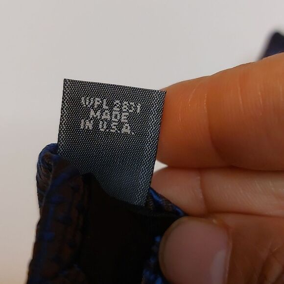 🔴 Peter Thomas by Superba Textured Silk Tie Made in USA - Picture 6 of 6